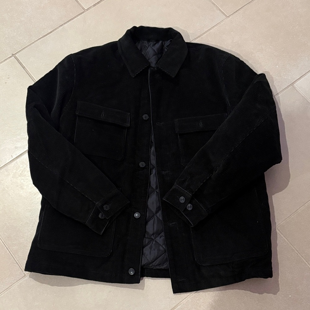 OVO October's Very Own Corduroy Jacket - Minimalist/Clean Look -black- Size M